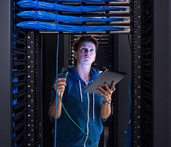 internet fiber optics cabling